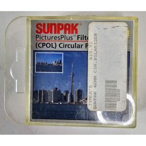 Sunpak 46mm Circular Polarizer Filter - Camera Lens Accessory